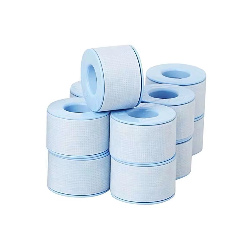 Fita de silicone sensível para pele, fita médica azul reutilizável