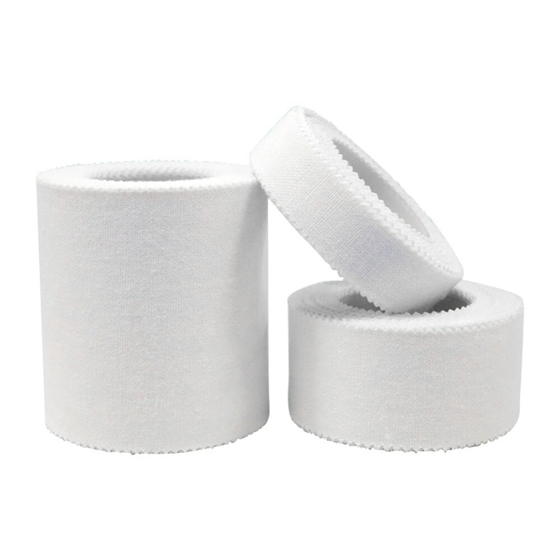 Fita de retenção de curativo elástico com elasticidade adaptável para articulações e áreas contornadas