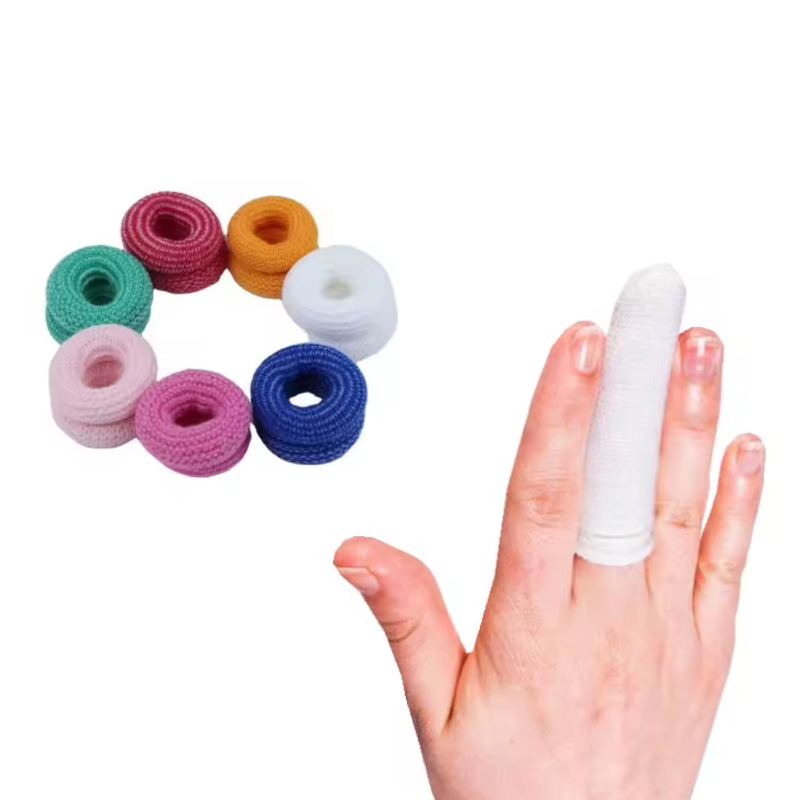 Protetor esportivo de algodão para bandagem de dedo, rolo, berço, bandagem tubular de elastoplasto