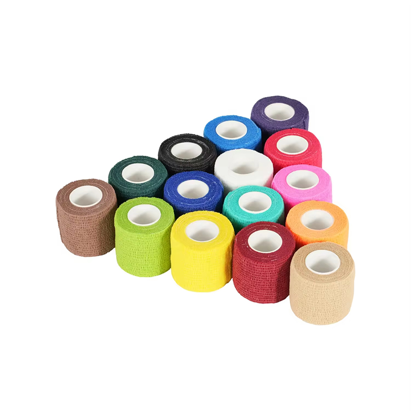 Bandagem Coesa Sem Látex – Cores Personalizadas OEM Hipoalergênicas