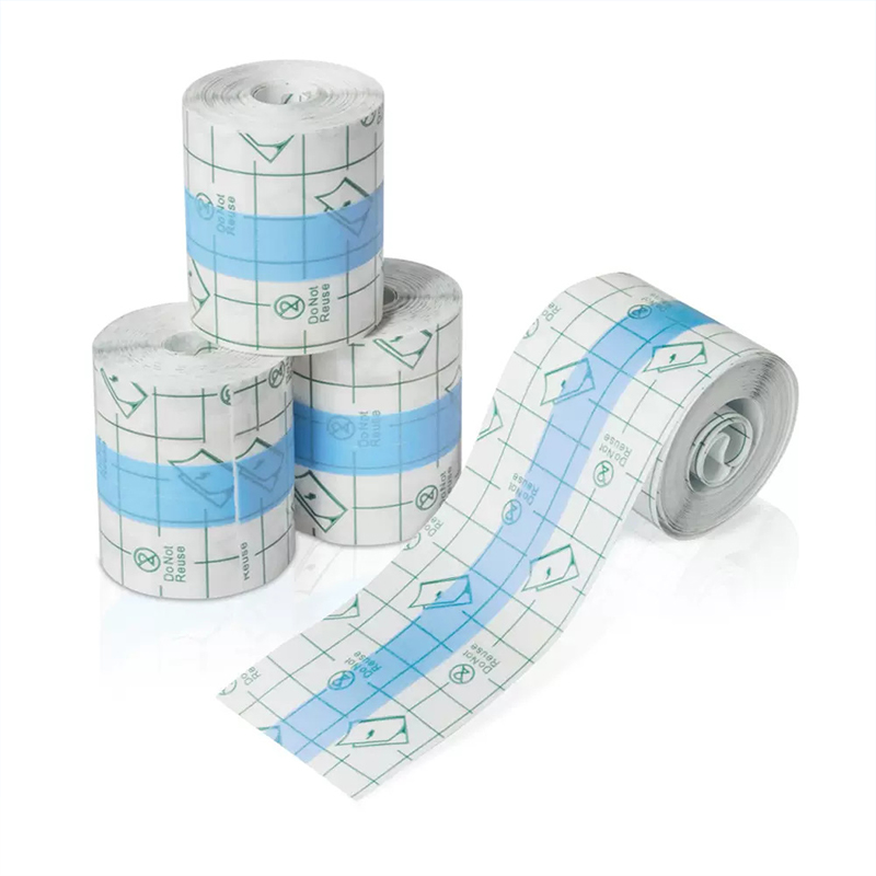 Fita cirúrgica de filme de PU transparente – Fixação de curativos impermeável e respirável