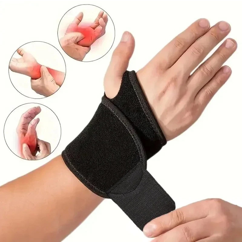 Suporte de pulso leve de neoprene com orifícios para o polegar