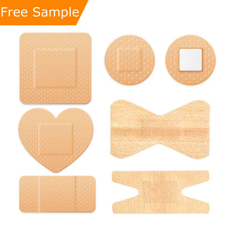 Tecido decorativo colorido desenho animado band-aid curativo para dedos curativo curativo adesivo para feridas