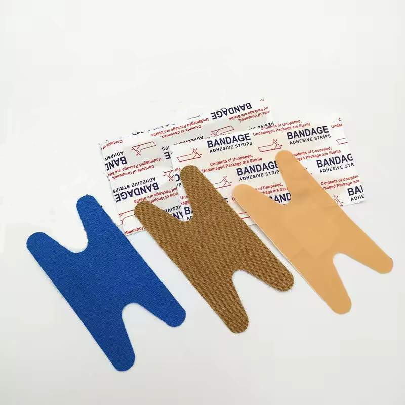  Tecido elástico e impermeável, curativo misto para dedos, band-aids em H e asas