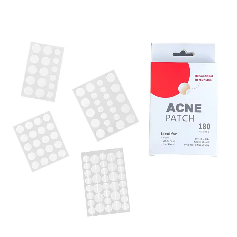Curativos hidrocolóides à prova d'água e transparentes para espinhas de acne