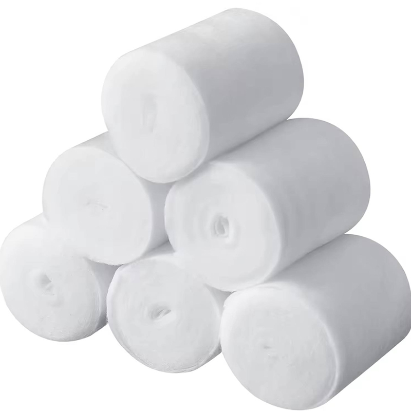 Rolos de gaze absorvente não estéreis