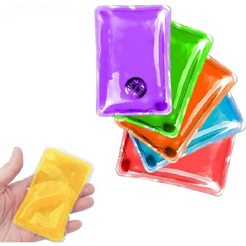 Aquecedor de mão de gel de PVC com clique, bolso, pacote de calor instantâneo reutilizável