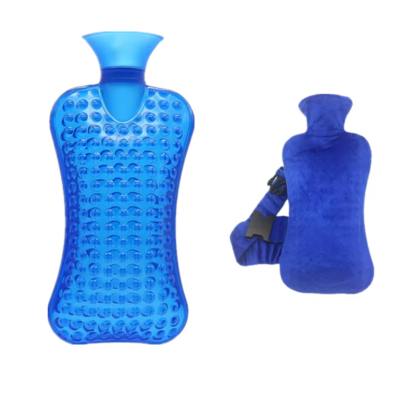 Saco de água quente de PVC transparente sem tampa