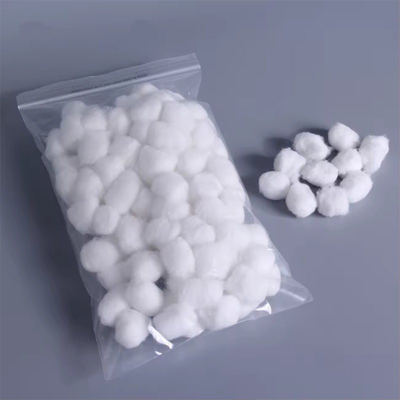 Bolas de algodão não estéreis