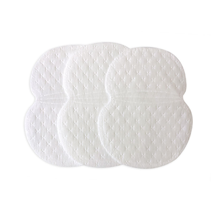 Almofadas absorventes de algodão anti-suor nas axilas Almofada absorvente de suor lavável nas axilas