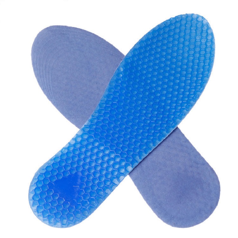 Palmilhas esportivas ortopédicas PU Gel Honeycobm Orthotics Sport Cushion Palmilha