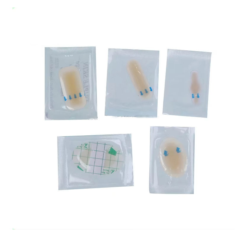 Curativos hidrocolóides para manchas, curativos redondos/de tiras para bolhas para tratamento de feridas