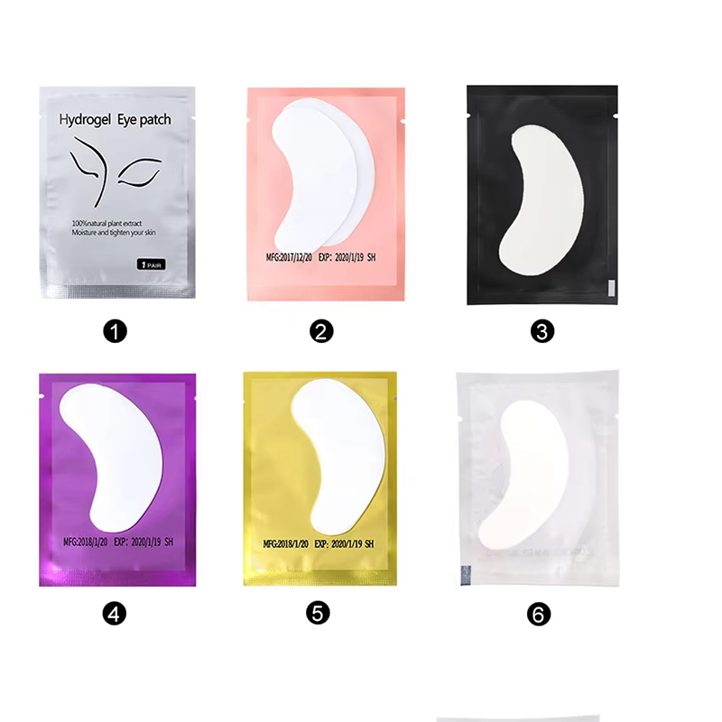 Adesivos para os olhos Adesivo de hidrogel Almofadas para extensões de cílios Almofadas de gel para os olhos Almofadas para os olhos sob os olhos