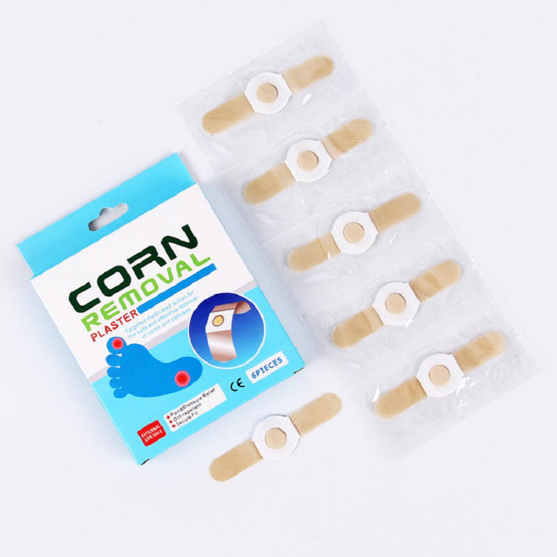Almofadas removedoras de milho, gesso medicamentoso para milho, gesso para remoção de milho