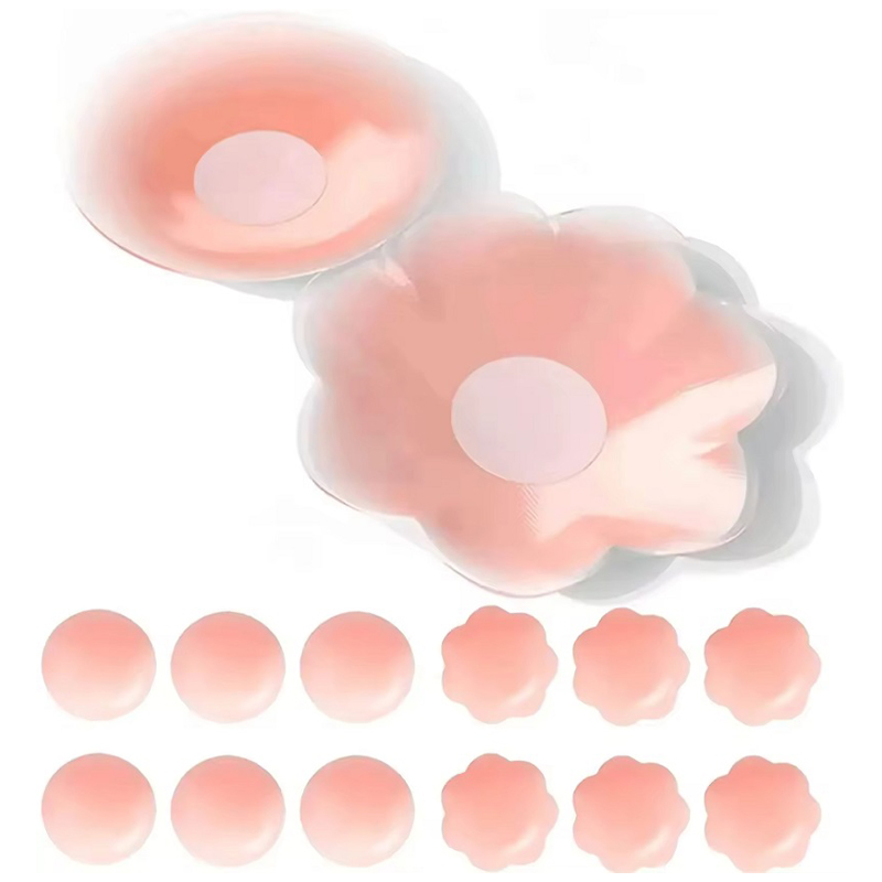 Sutiã com alças para seios, capa de mamilo, adesivos de silicone para seios, reutilizáveis