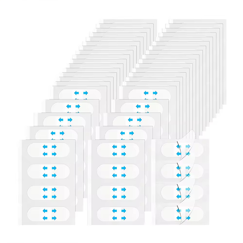 Tiras de fita invisíveis transparentes para lifting facial Fita de beleza para cinesiologia facial