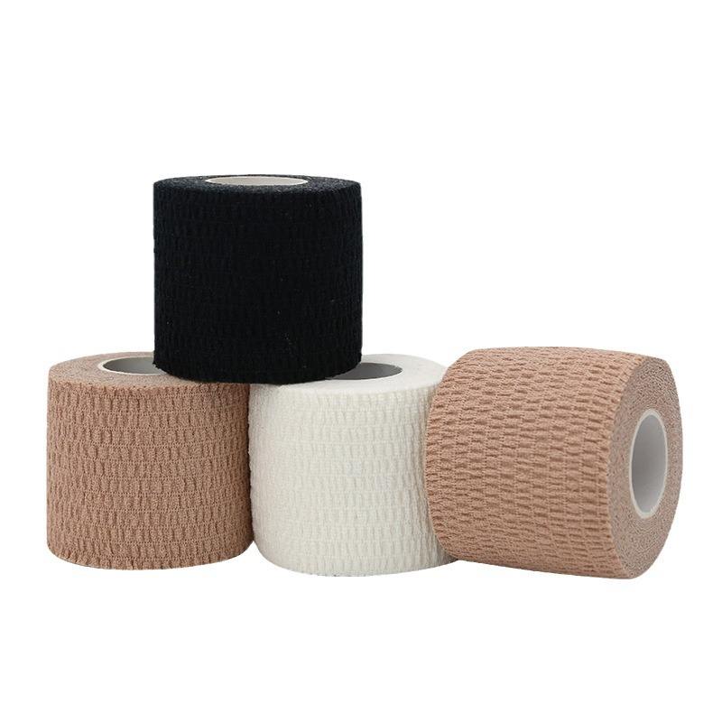Bandagem adesiva elástica estreita (EAB) para dedos das mãos e dos pés – envoltório de suporte esportivo de 25 mm / 1 polegada