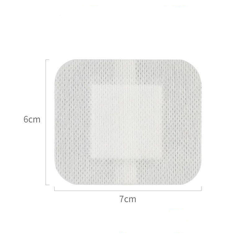 Curativos de tecido com almofada absorvente para feridas de tecido
