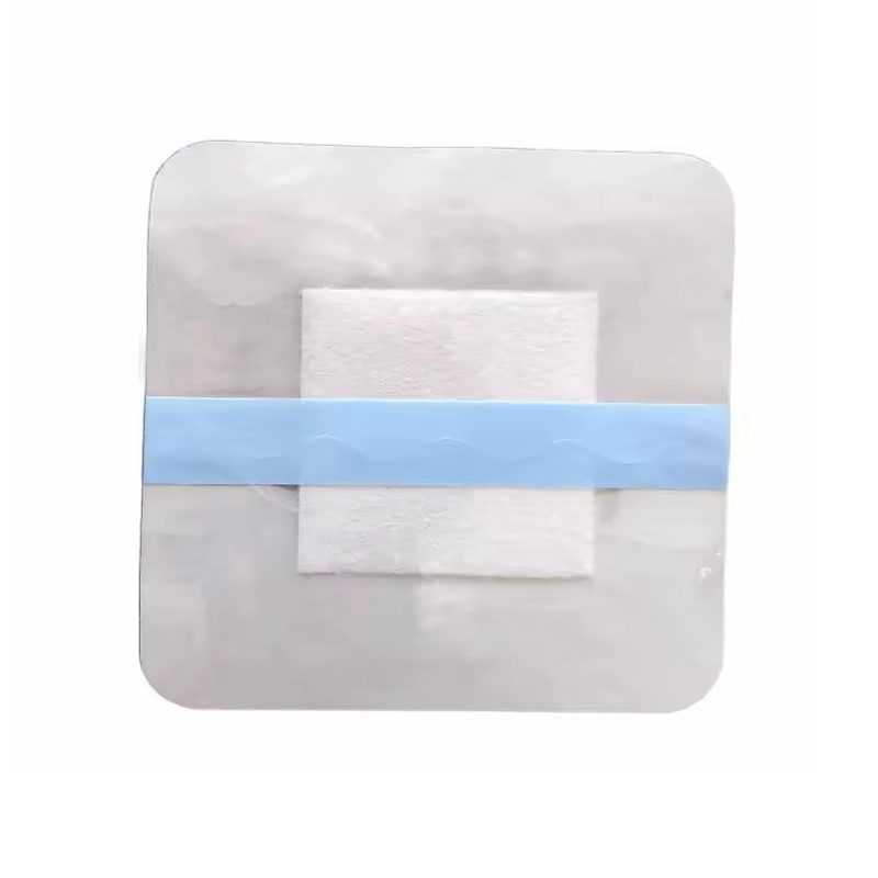 Curativo de alginato com suporte de filme