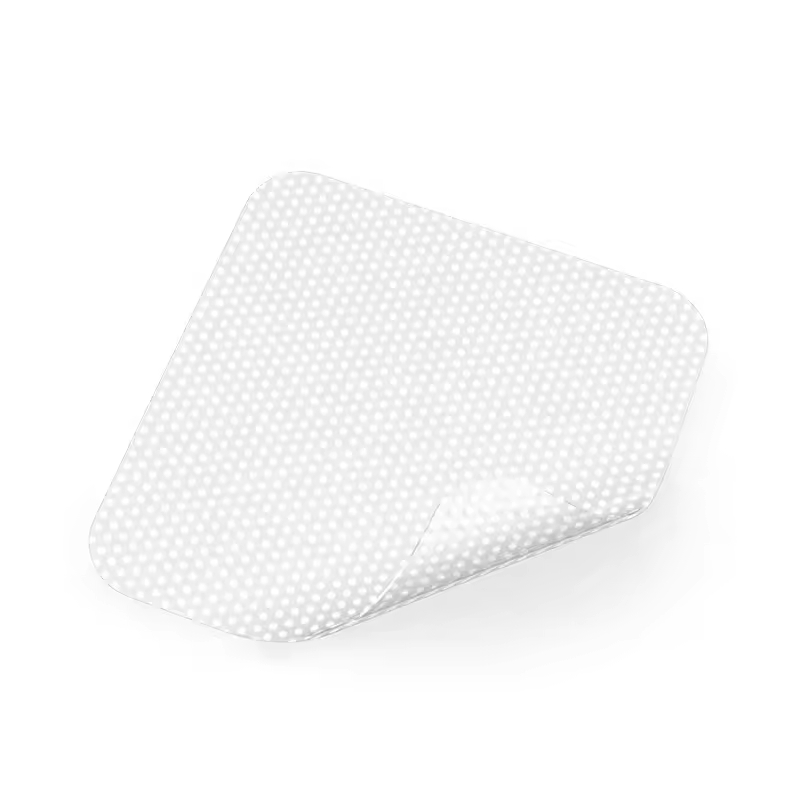Camada de contato de silicone, curativo de espuma de baixo trauma para feridas