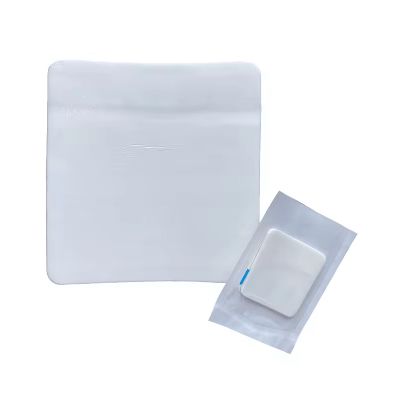 Curativo de fixação composto com barreira de absorção multicamadas